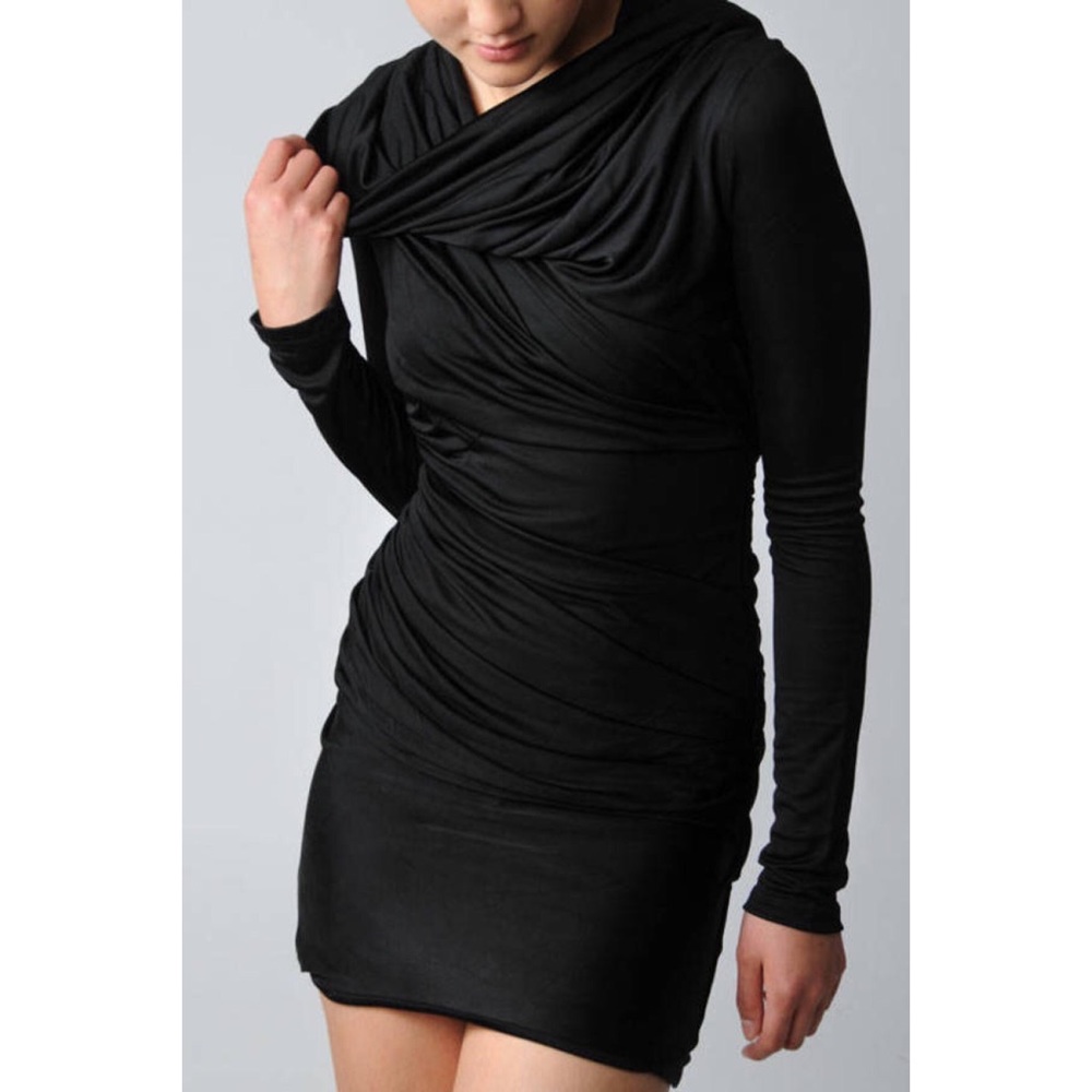 T by Alexander Wang Hooded Goddess Dress